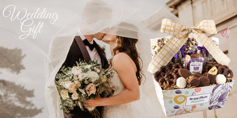 Chocolate Gift Baskets for June Weddings