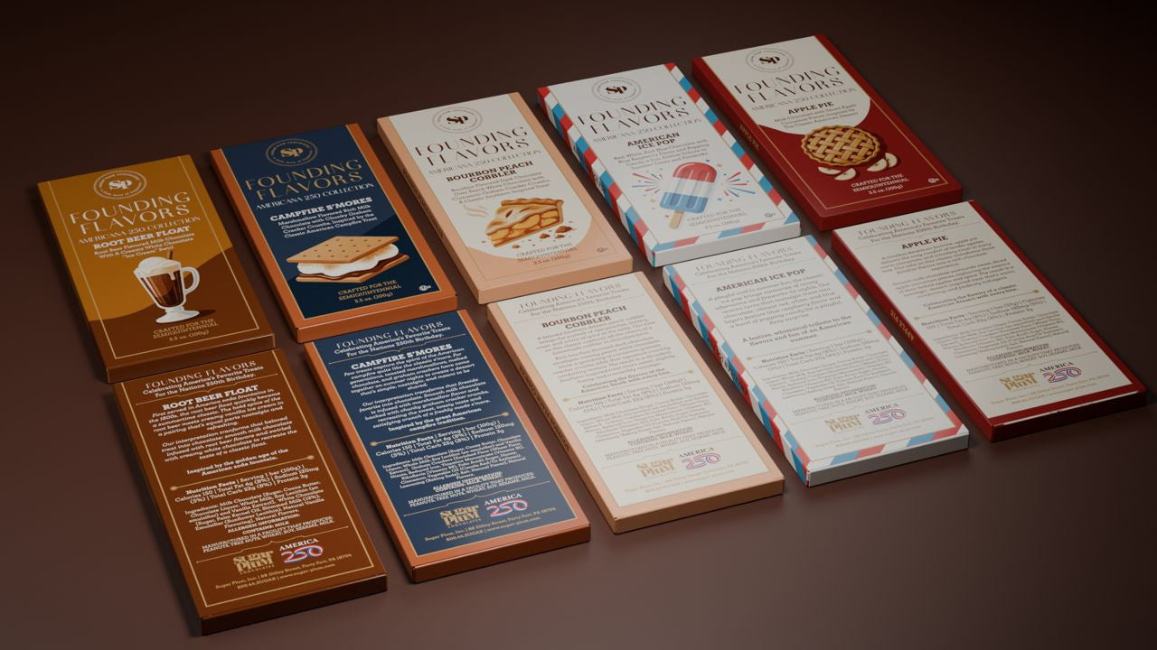 PRE-ORDER: Founding Flavors Chocolate Bars Set | Americana 250 Collection | LIMITED EDITION