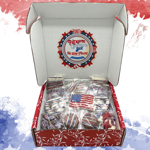 Patriotic Chocolate Box front view 