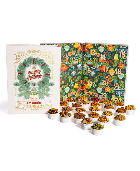 2025 Limited Edition Gourmet Nuts & Snacks Collection – 24 Days of Premium Holiday Countdown Snacks, Featuring Flavored Nuts, Delicious Snacks & More