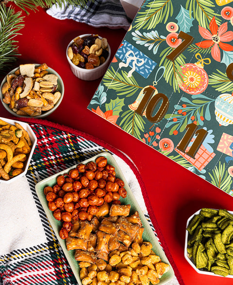 2025 Limited Edition Gourmet Nuts & Snacks Collection – 24 Days of Premium Holiday Countdown Snacks, Featuring Flavored Nuts, Delicious Snacks & More