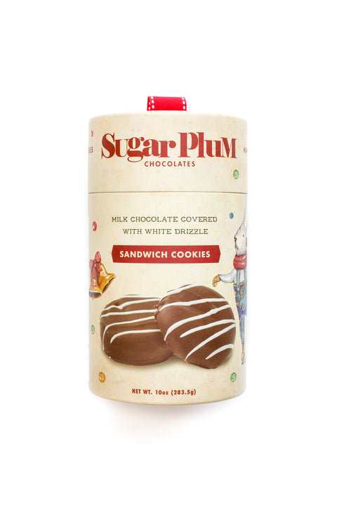 Holiday Cheer Chocolate-Covered Sandwich Cookies