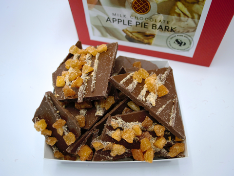 Sugar Plum Chocolates Apple Pie Bark