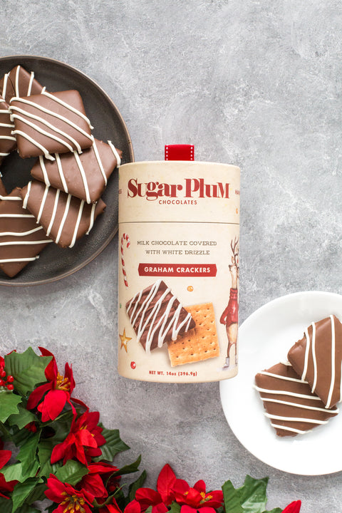 Holiday Cheer Chocolate-Covered Graham Crackers