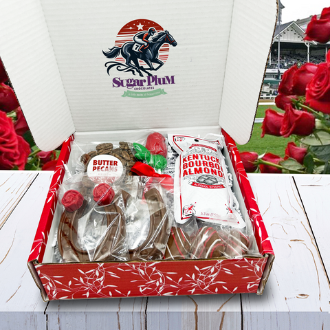 Sugar Plum Chocolates and Nuts Kentucky Derby Box