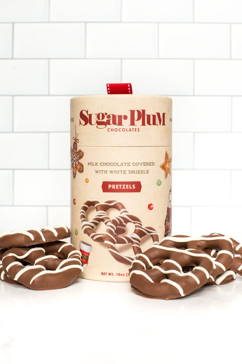Holiday Cheer Chocolate-Covered Pretzels