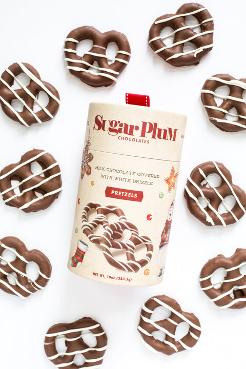 Holiday Cheer Chocolate-Covered Pretzels