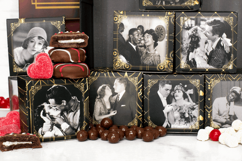 Cinematic Movie Night Gift Box – Nostalgic Movie Boxes, Academy Awards Treats, Film-Themed Date Night Gift