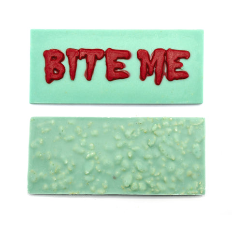 Chocolate Zombie Bar – Set of 6, Handcrafted Premium White Chocolate with Crispies, 2 oz Each