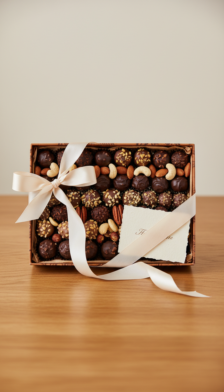 Chocolate and Nut Gift Box Signature Selection