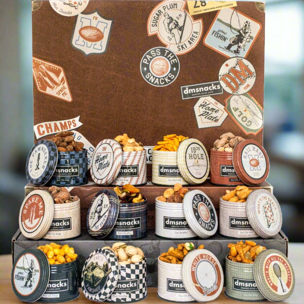 Bar Cart Snacks – Gourmet Snack Collection for Entertaining | 12 Vintage-Inspired Nut Blends