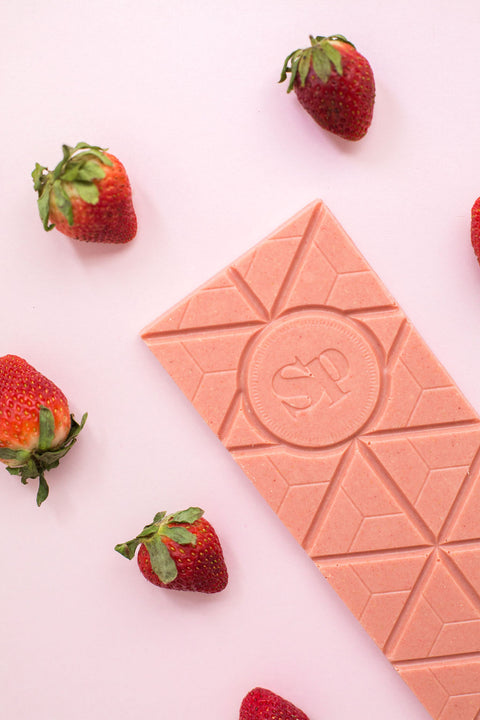 4 Pack Strawberry Cheesecake White Chocolate Bar photo