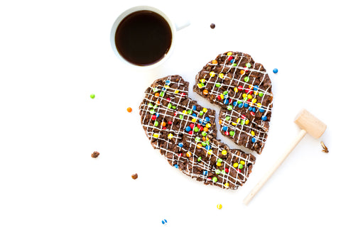 Smash Chocolate Heart Pizza photo