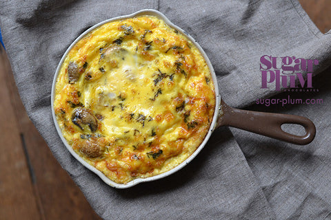 Mushroom and Goat Cheese Frittata