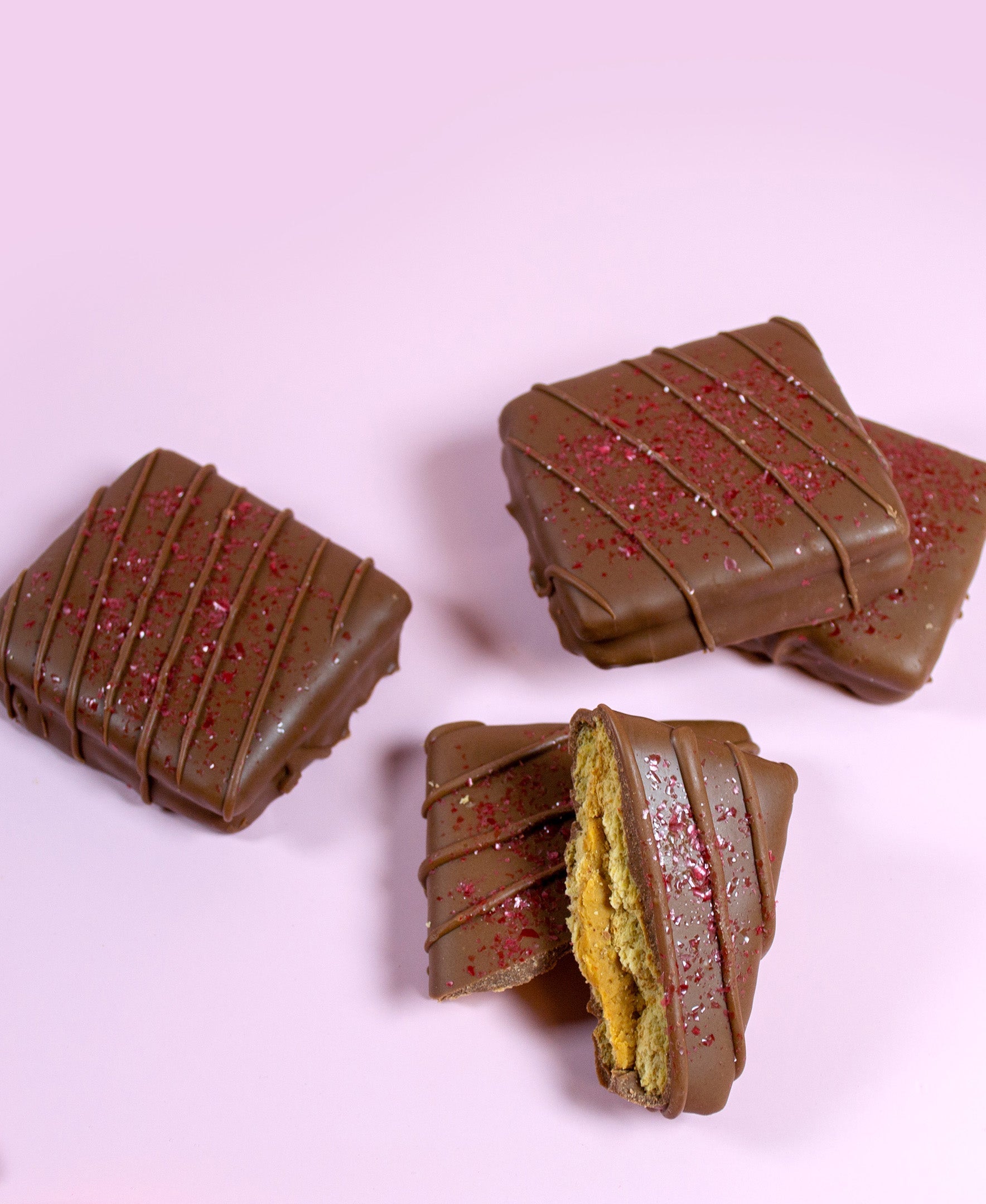 Sugar Plum Chocolate Covered Crackers