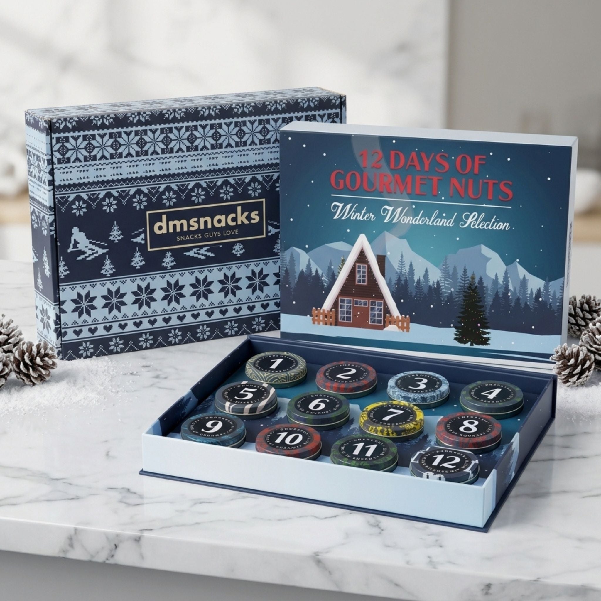 12 Days of Gourmet Nuts Winter Wonderland Selection