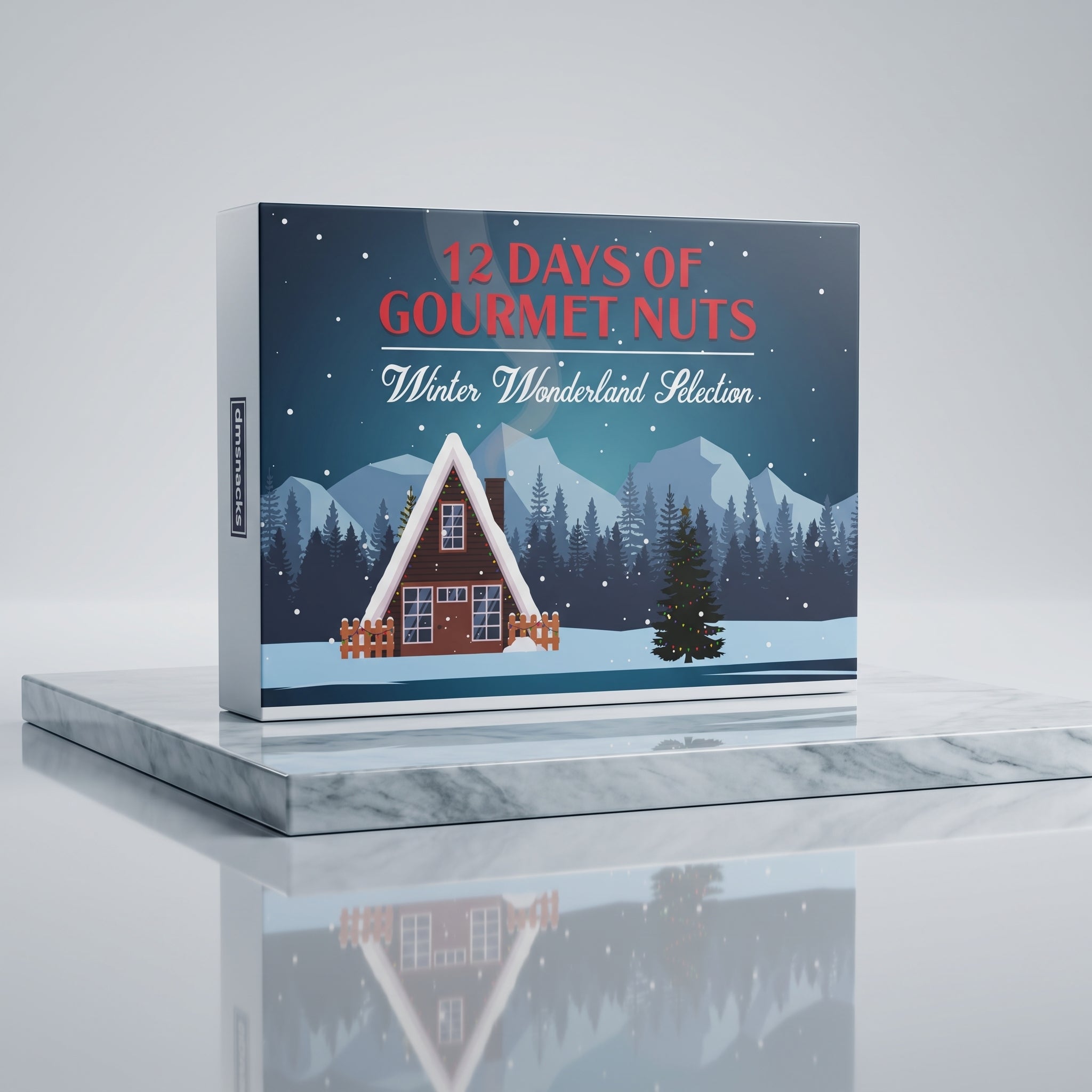 12 Days of Gourmet Nuts Winter Advent Calendar Christmas Gift Box 2026