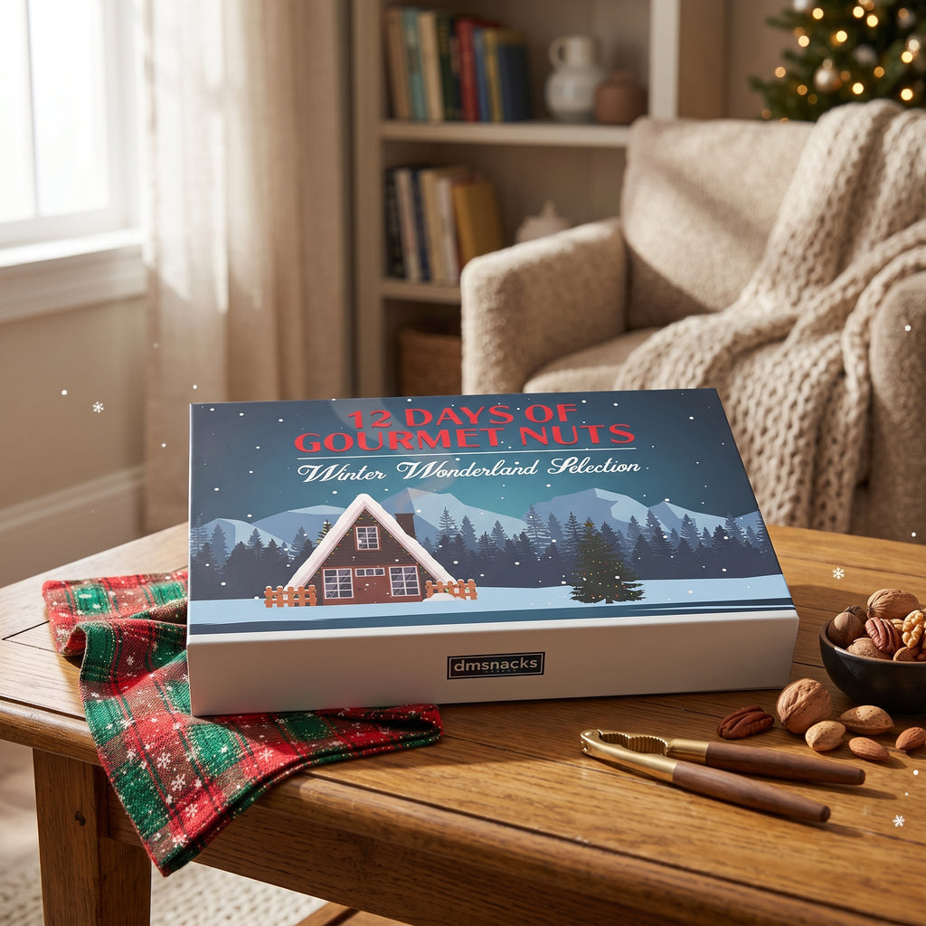 12 Days of Gourmet Nuts Winter Advent Calendar 2026 Holiday Gift Box