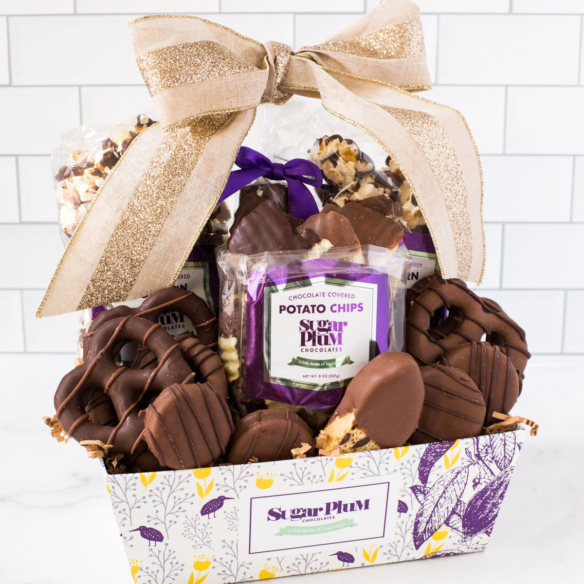17 Piece Handcrafted Chocolate Gift Basket
