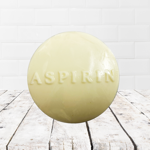White Chocolate Aspirin Get Well Gift Basket