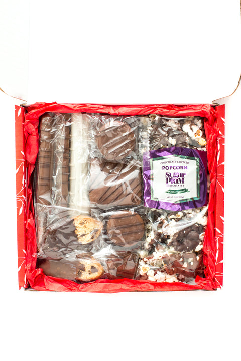 Chocolate Eruption Box with Individually Wrapped Snacks