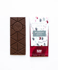 Peppermint Latte Chocolate Bar by Sugar Plum, featuring milk chocolate with coffee and peppermint, perfect for holiday gifting.