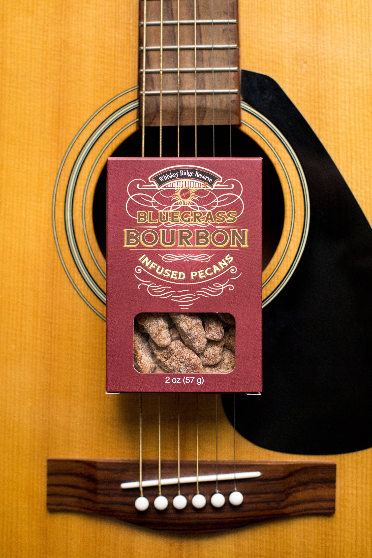 Whiskey Ridge Reserve Bluegrass Bourbon Pecans 2 Oz