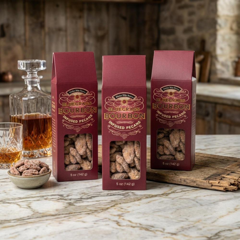 Three Boxes Bluegrass Bourbon Pecans