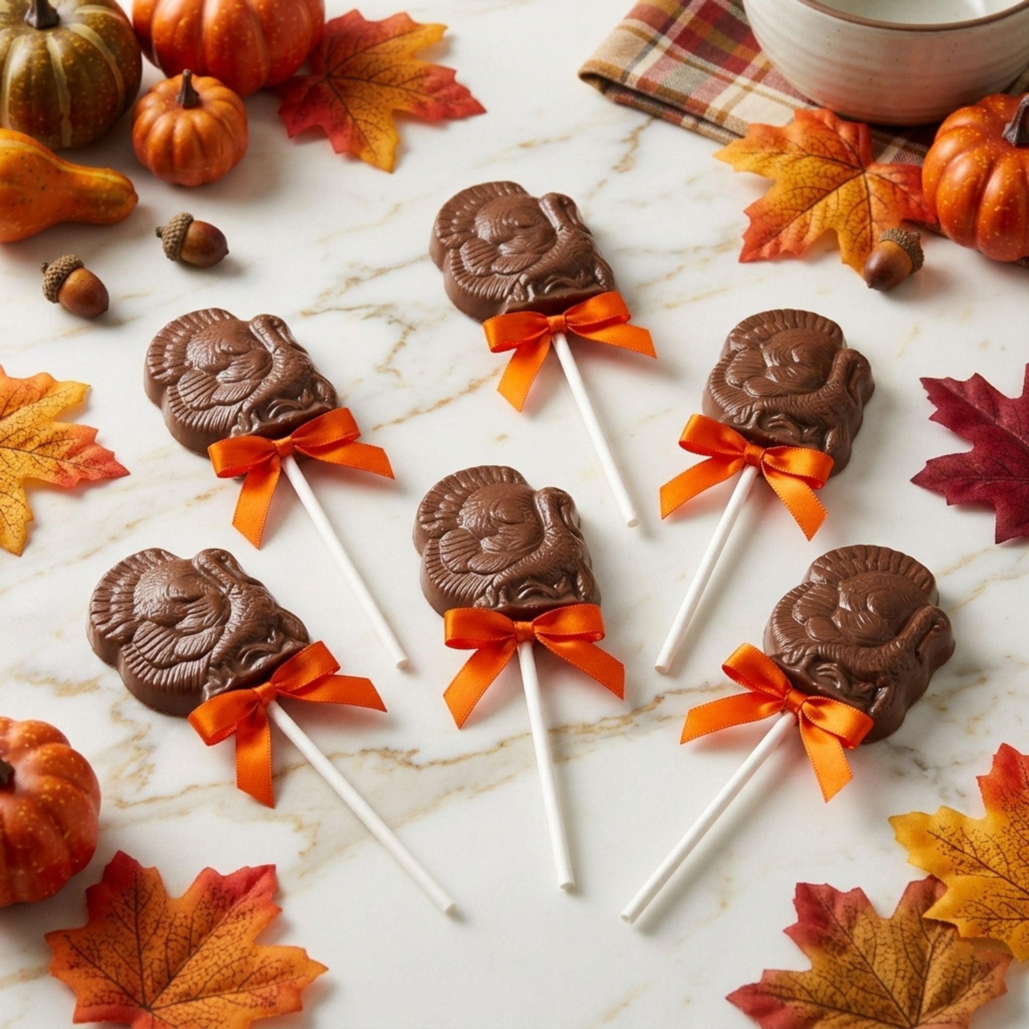 Sugar Plum Chocolates Turkey Lollipops 