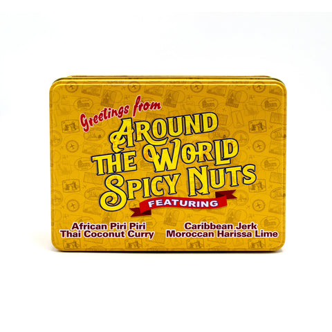 Around The World Spicy Nut Sampler – Global Gourmet Snack Gift Pack