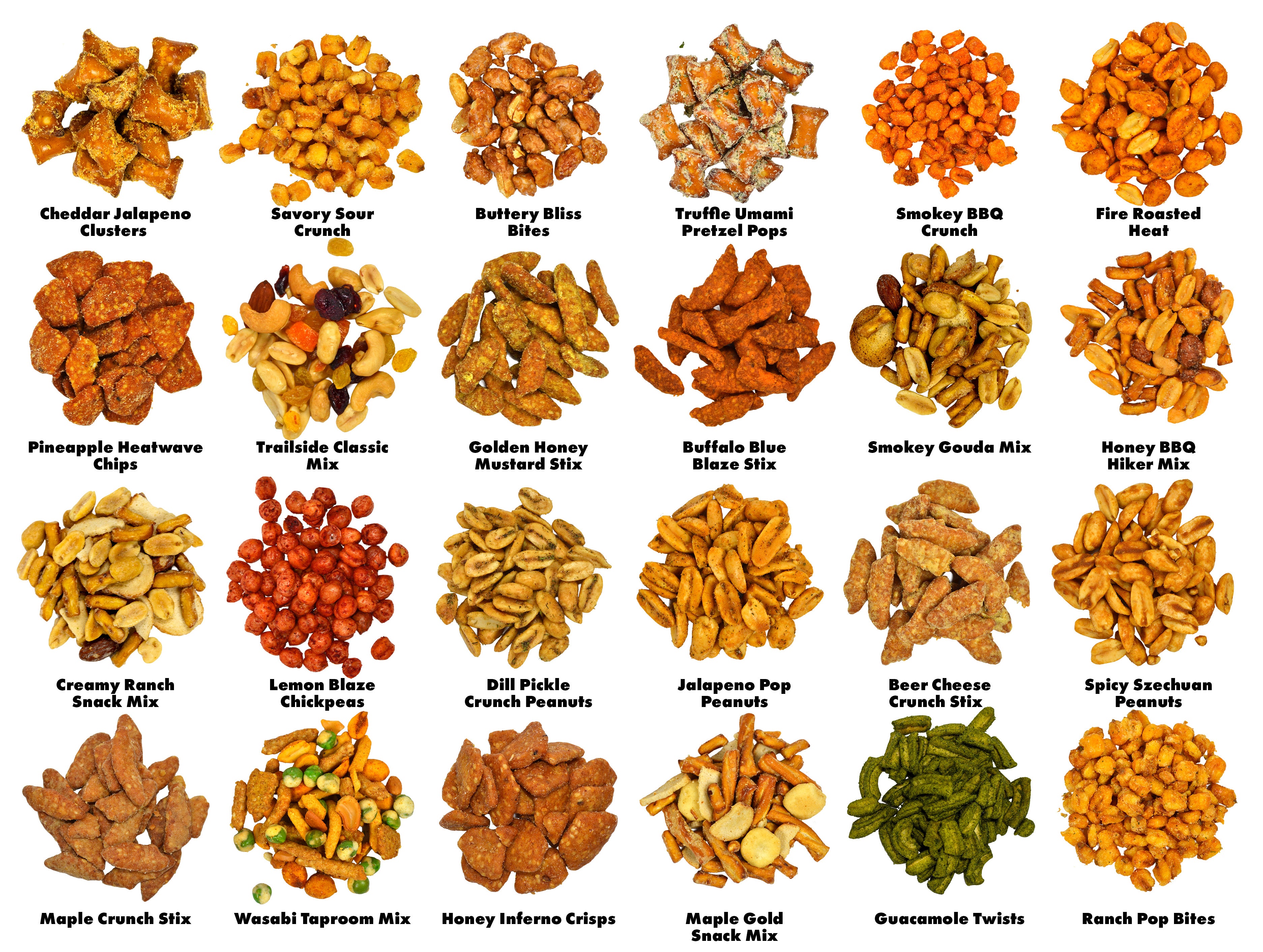 24 Day Advent Calendar Snack Mixes