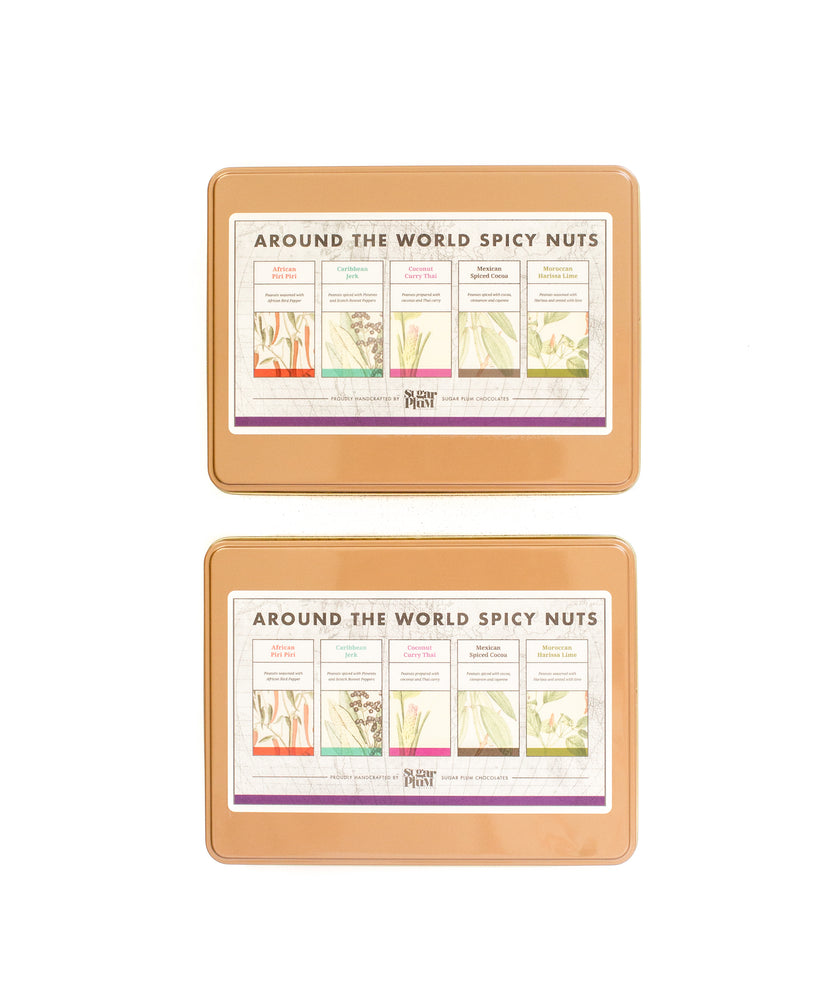Around The World Spicy Nut Sampler Sugar Plum Chocolates