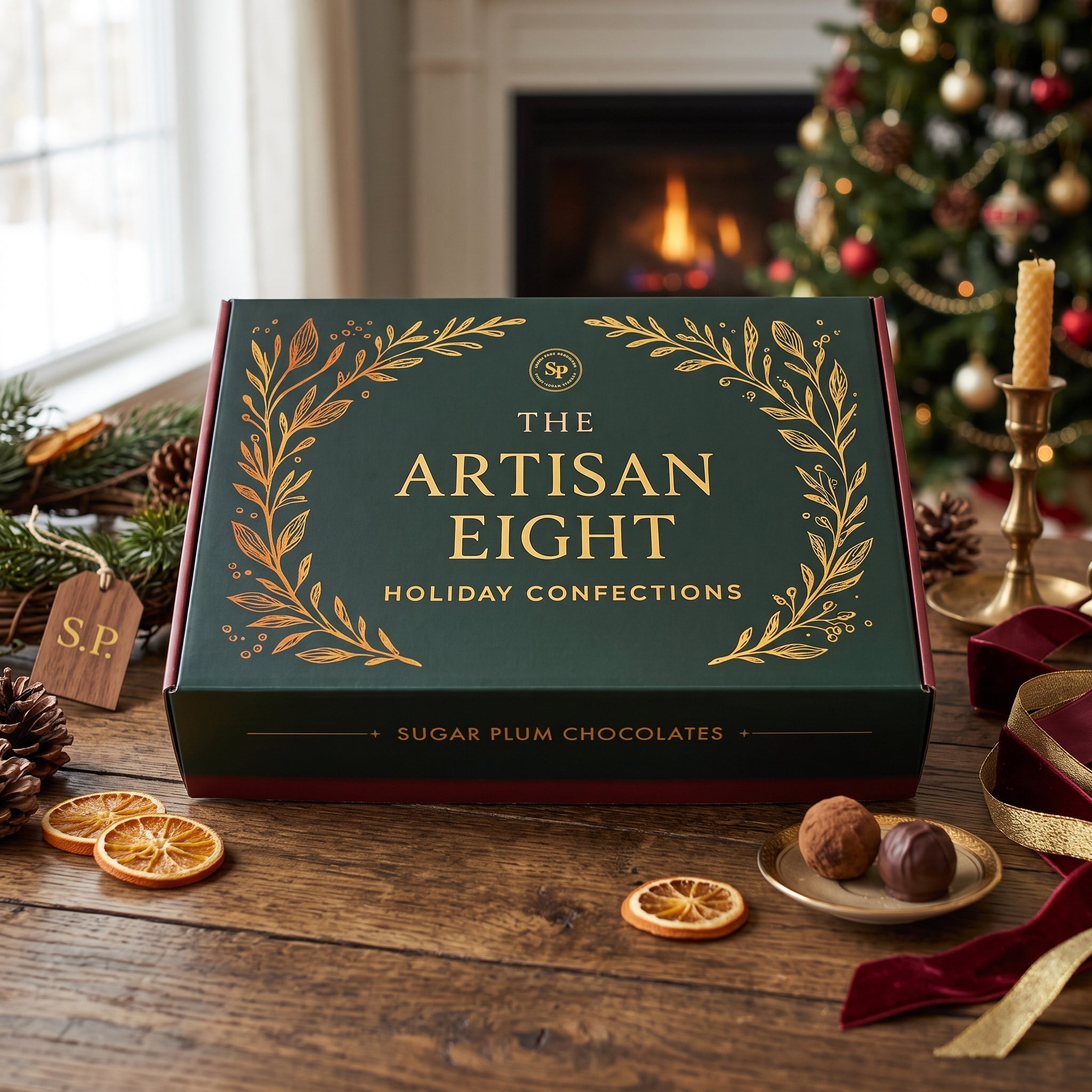 Sugar Plum Chocolates The Artisan Eight Holiday Gift Box