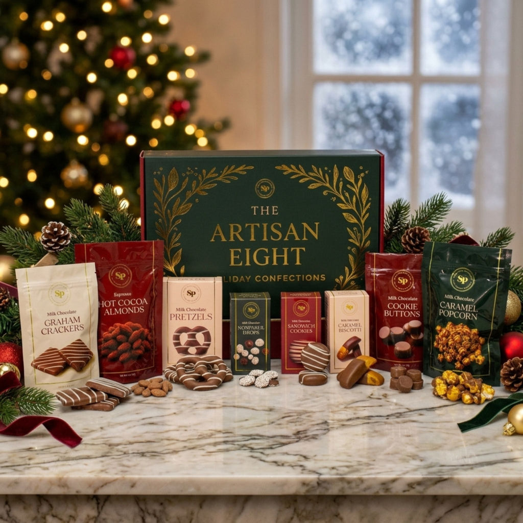 Artisan Eight Holiday Confections Christmas Gift Box of Chocolates