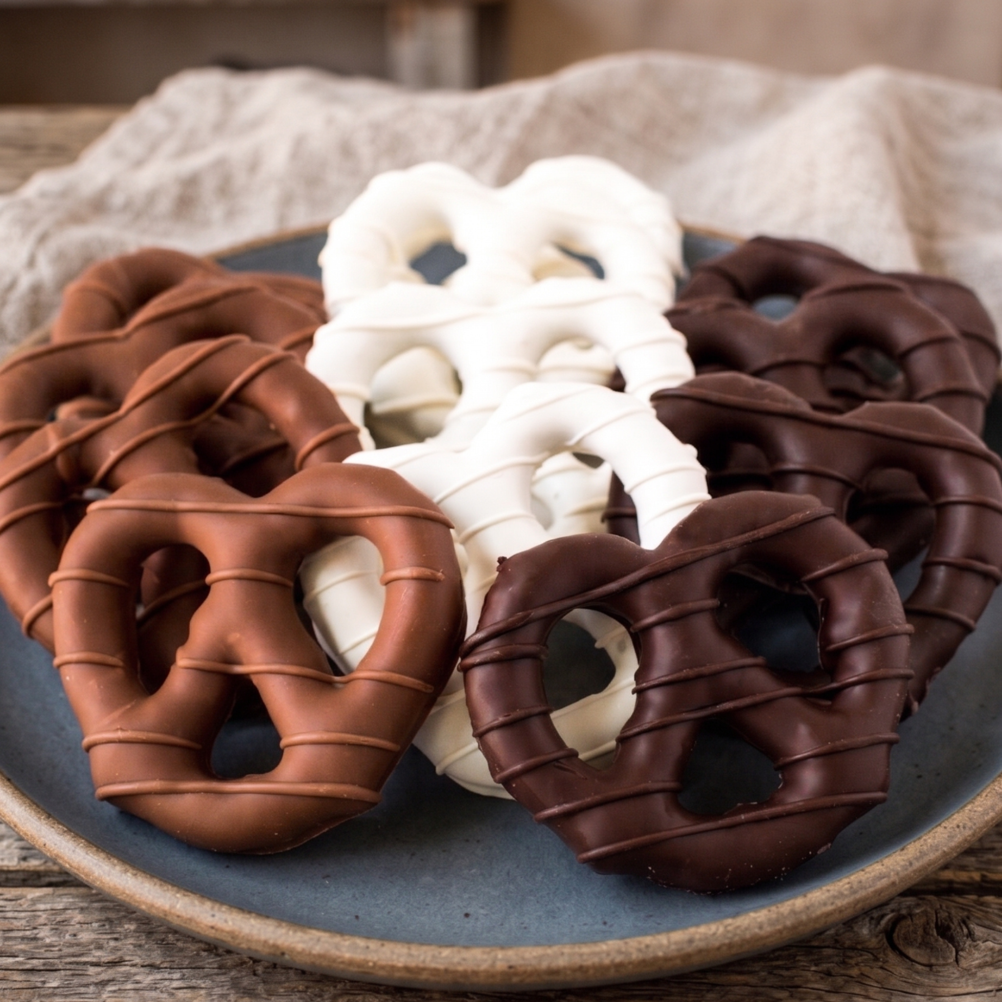 12 Assorted Chocolate Covered Pretzels