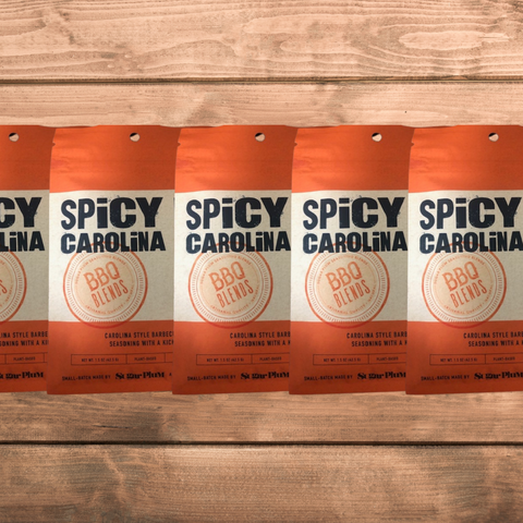 Sugar Plum Chocolates BBQ Blends Spicy Carolina 5 Packs