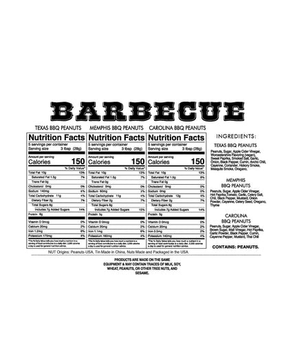 Barbecue Peanuts Nutrition Facts