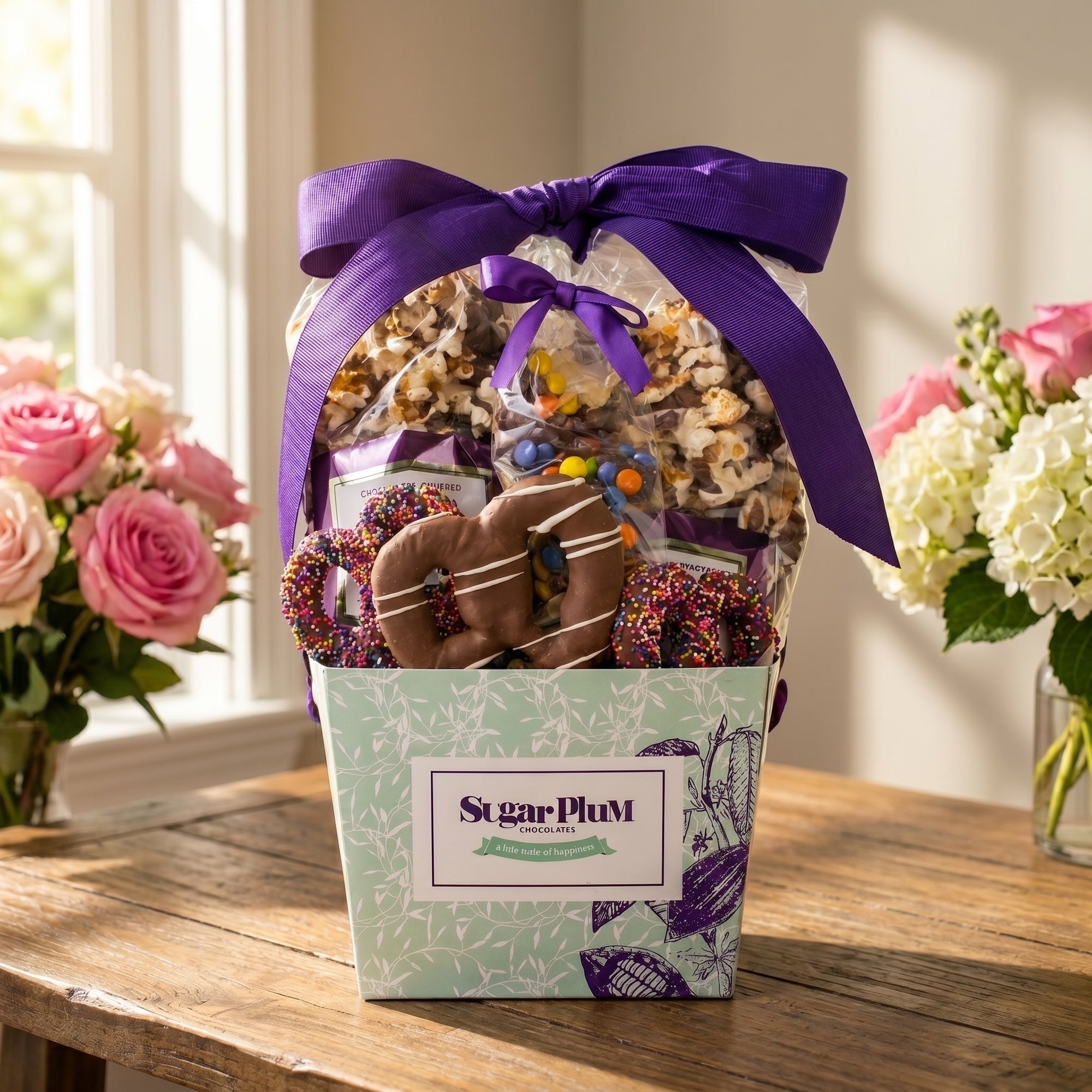 Sugar Plum Chocolates Gourmet Gift Basket