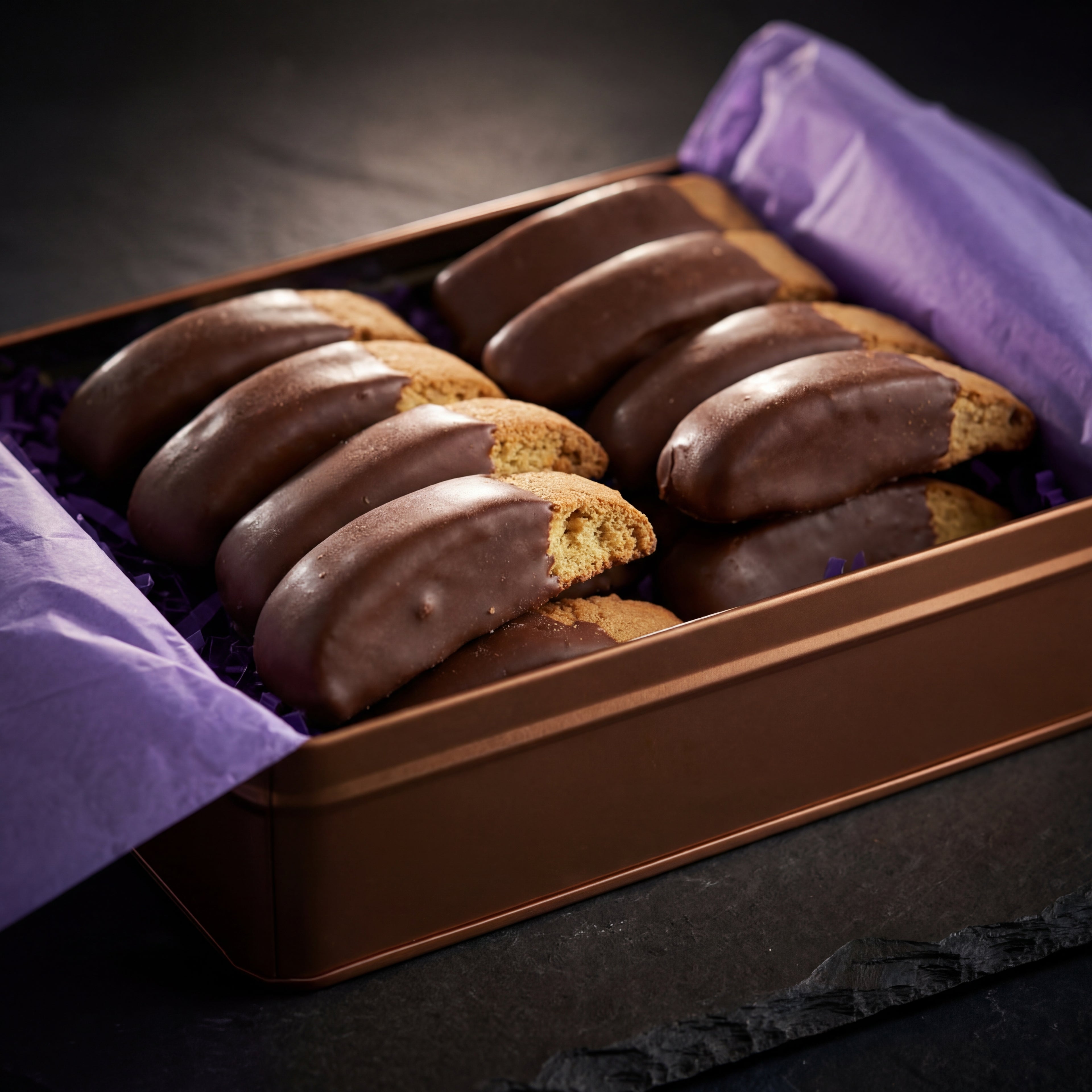 Milk Chocolate Salted Caramel Biscotti