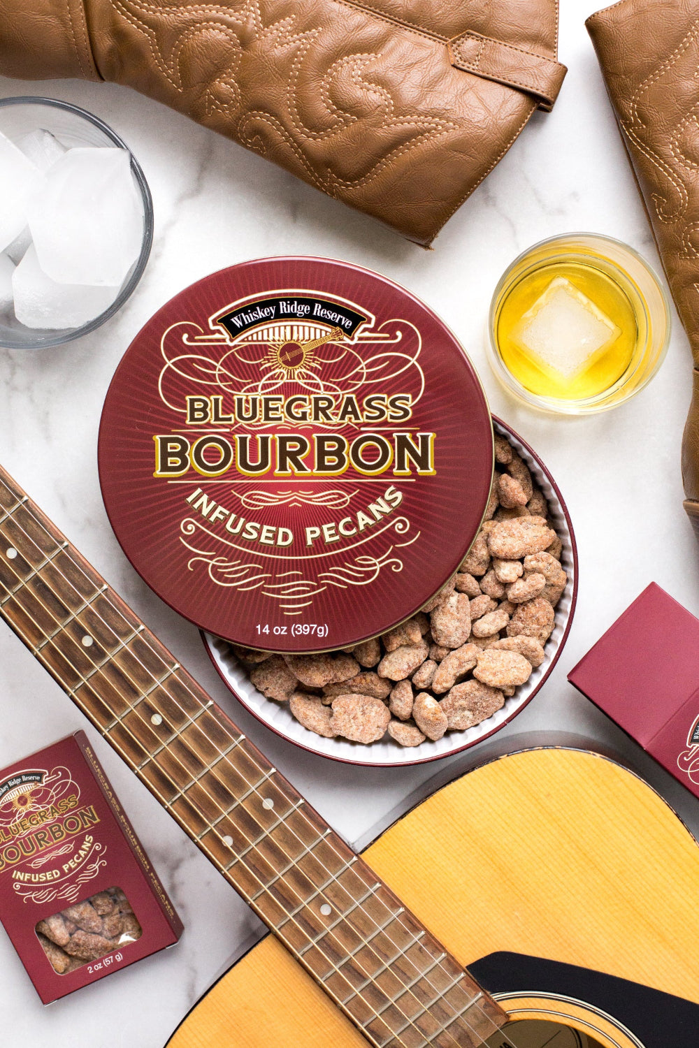 14 Oz Whiskey Ridge Reserve Bourbon Pecans 
