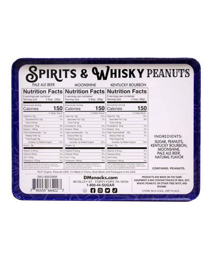Spirit and Whiskey Peanuts Nutrition Facts