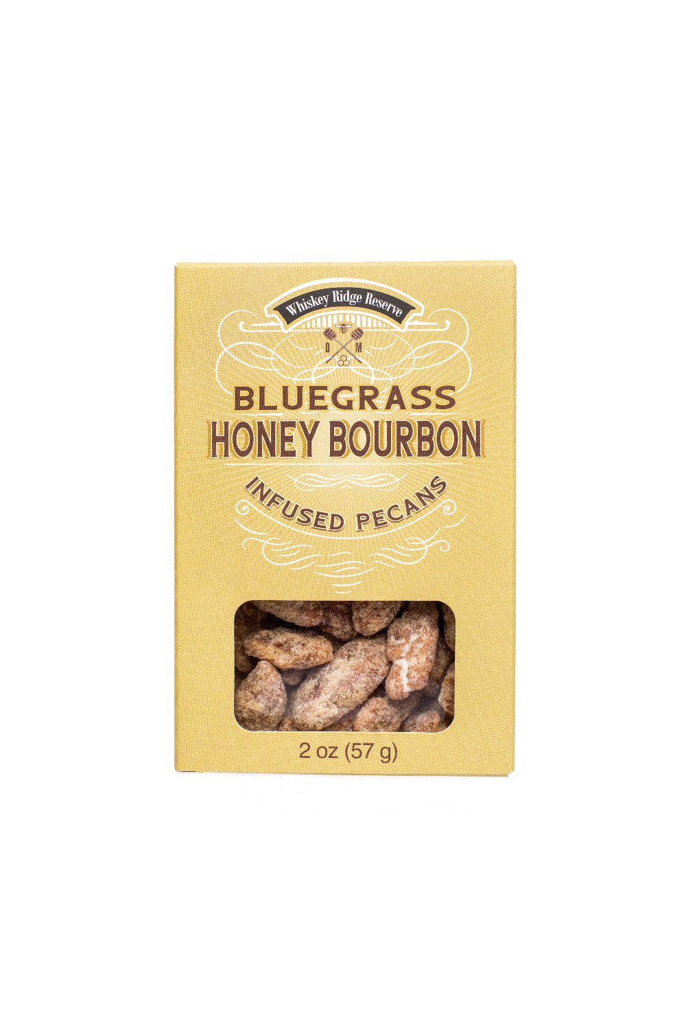 Whiskey Ridge Reserve Bluegrass Honey Bourbon Pecans 2 Oz
