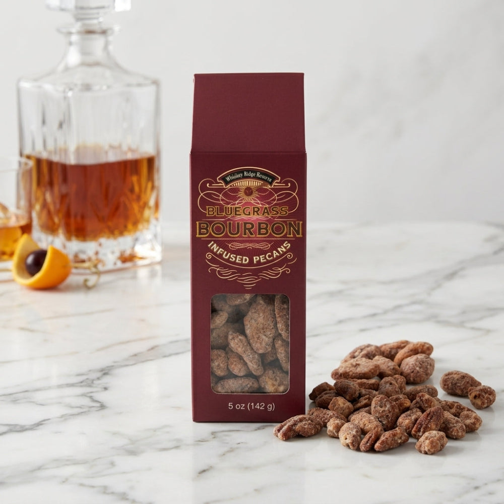 Bluegrass Bourbon Pecans 5 oz Box