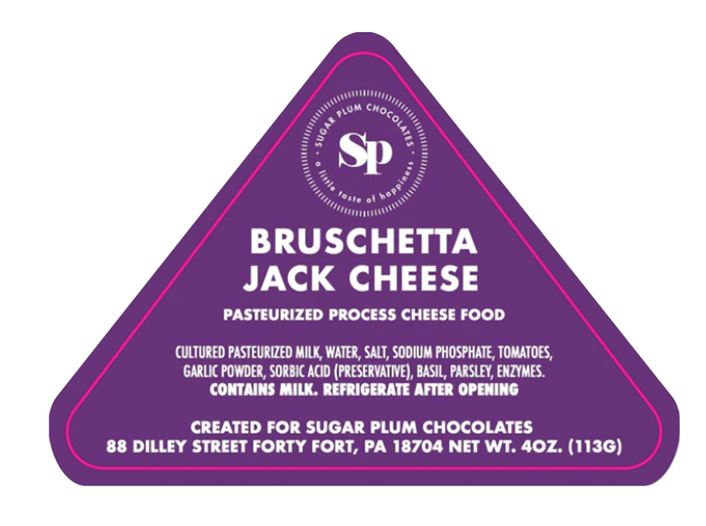 Sugar Plum Bruschetta Jack Cheese 