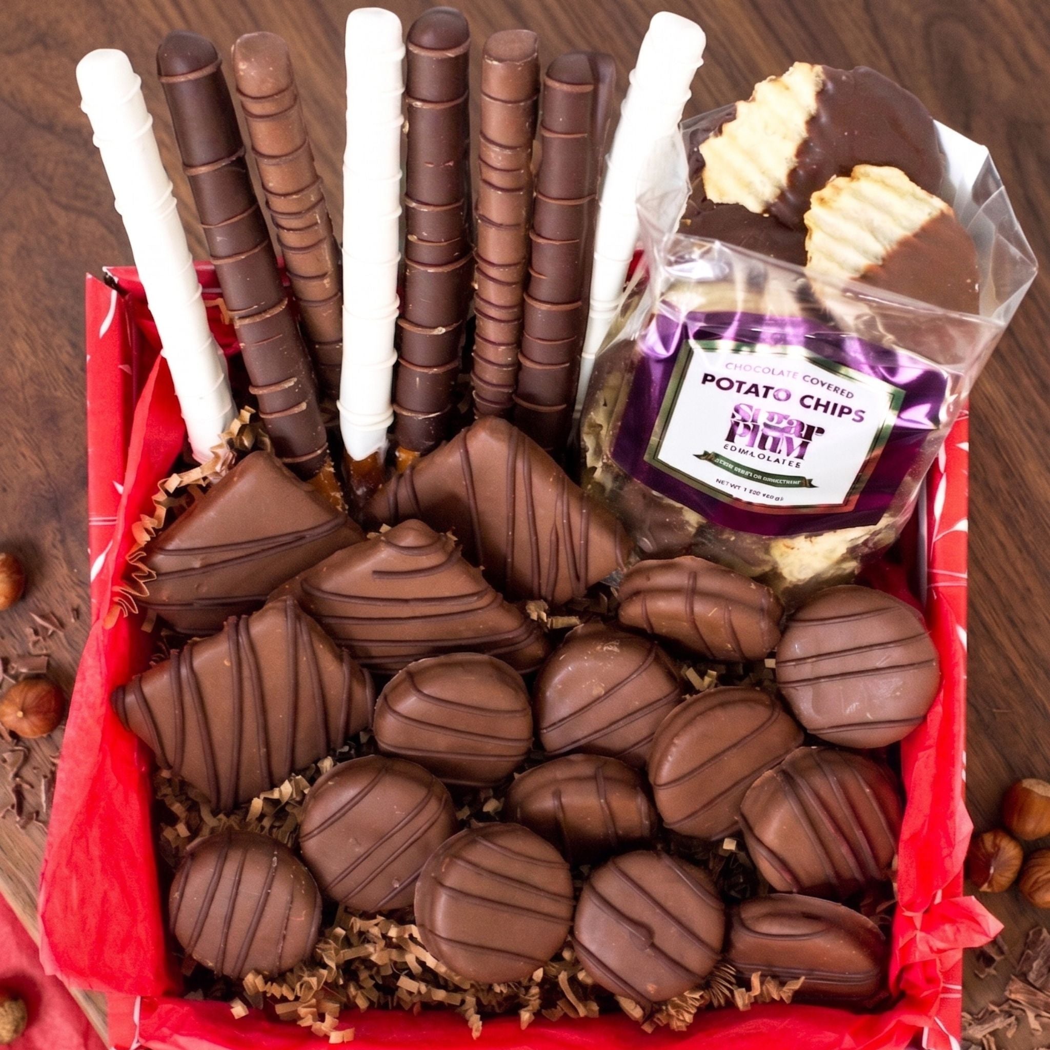 Chocolate and Potato Chips 27 Sweet & Salty Snacks