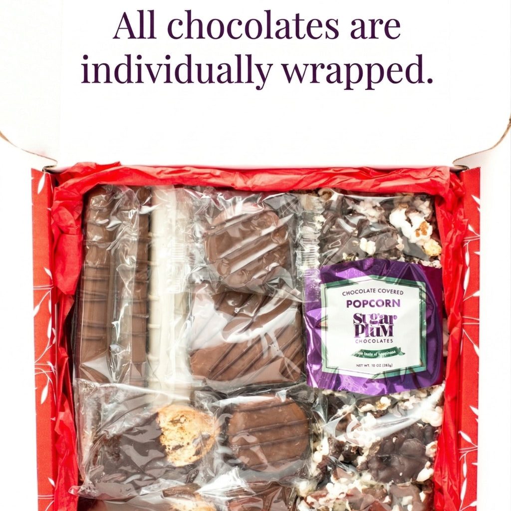 Individually Wrapped Chocolates Eruption Gift Box
