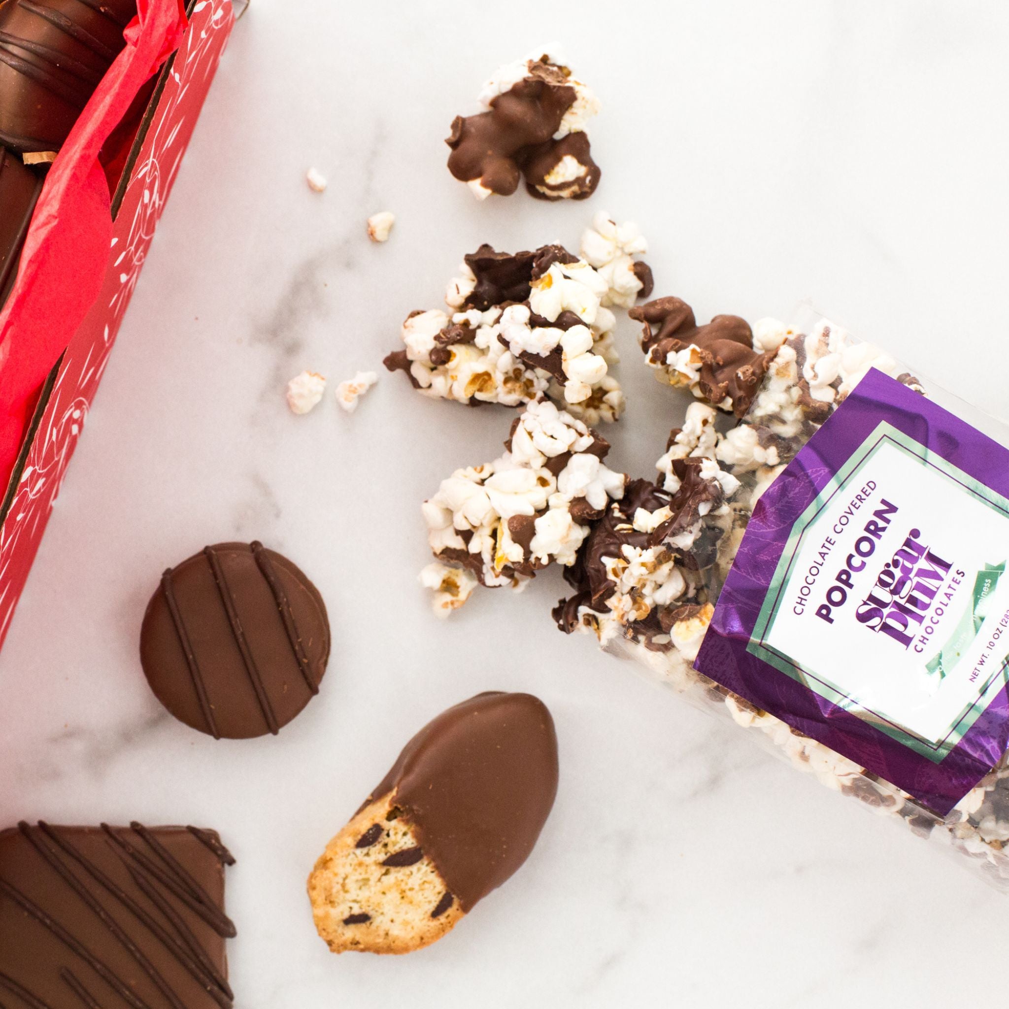 Sugar Plum Chocolate Eruption Sweet and Salty Snack Gift Box