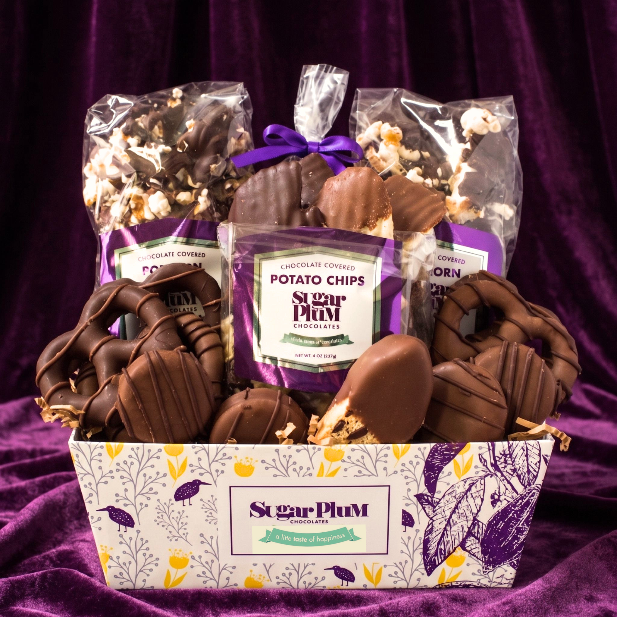 Sugar Plum Chocolates Mountain Gift Basket