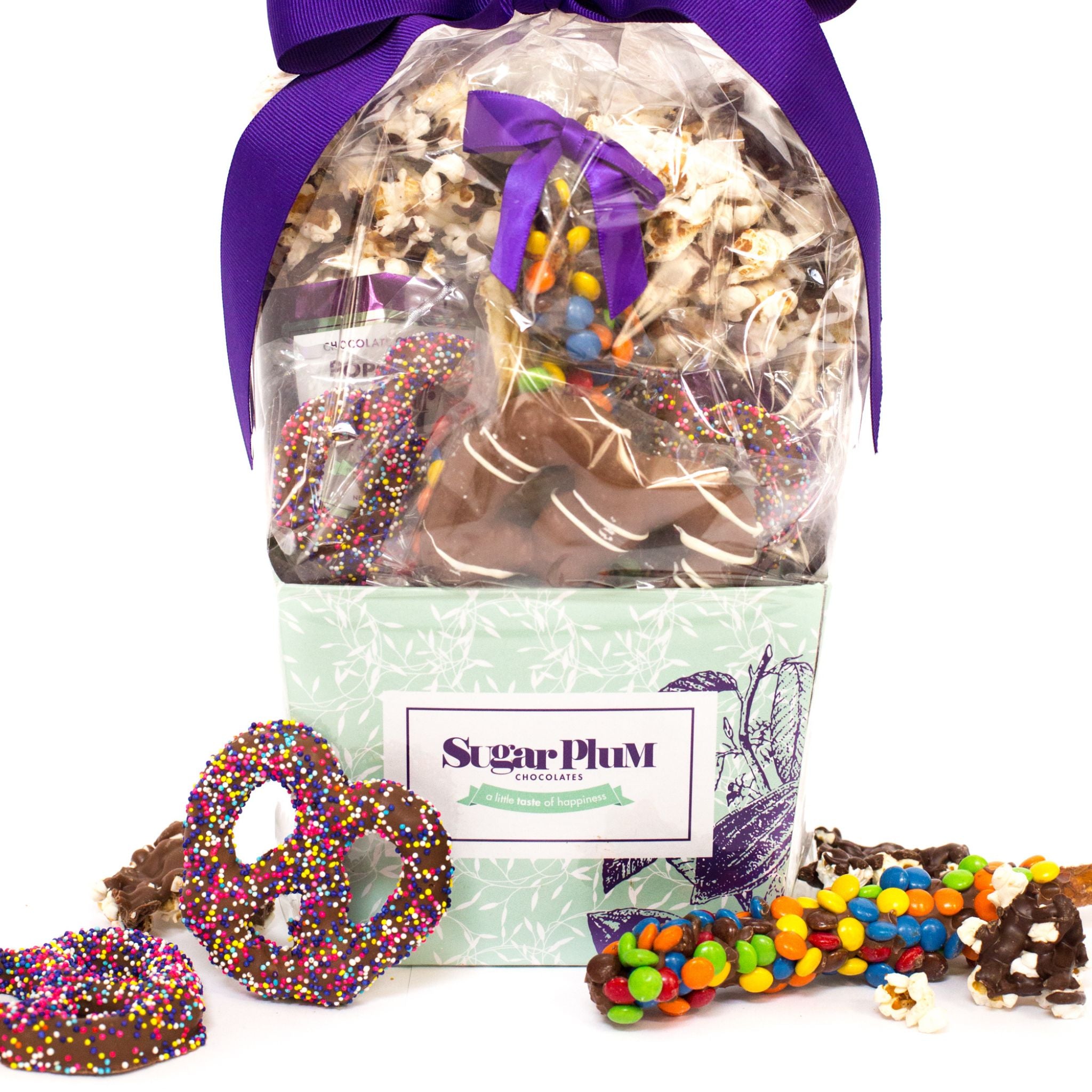 Individually Wrapped Chocolate Snack Gift Basket