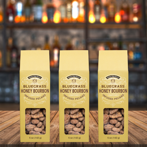 Bluegrass Honey Bourbon Infused Pecans 15 Oz